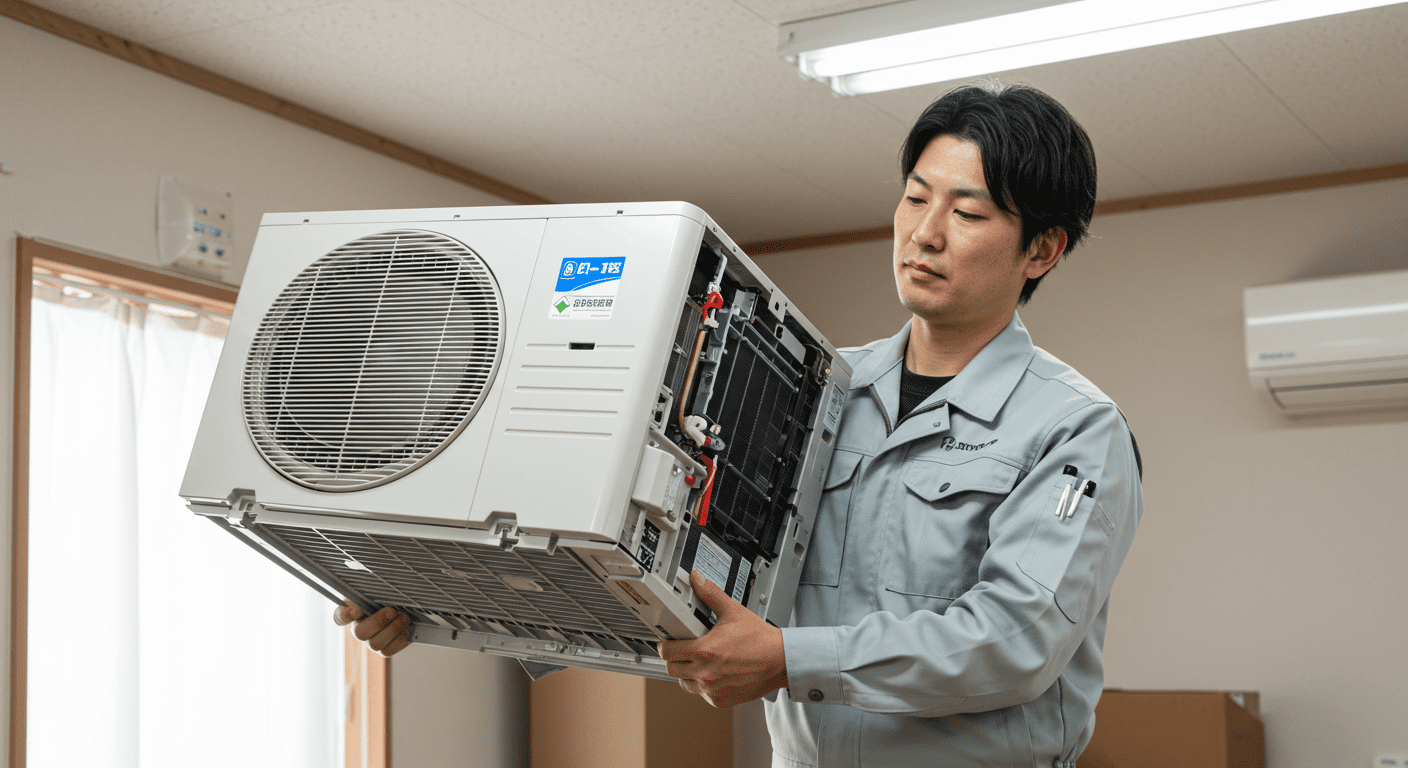 エアコン移設